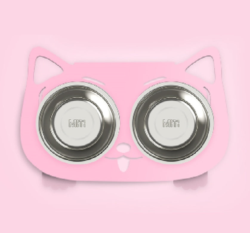 Anti-falling Cat Dog Feeding Water Bowl by Mirlaine Univers