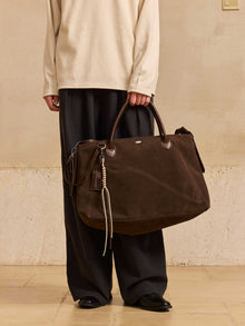 Hand-held Diagonal One-shoulder Travel Tote Bag by Mirlaine Univers