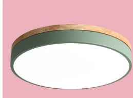 Macaron Round Bedroom Simple Study Living Room Ceiling Lamp