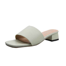 Women thick heel non-slip sandals