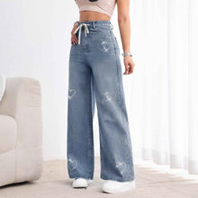 Women's American-style Retro Wide Leg Jeans