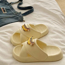 Summer Comfortable Soft Platform Home Non-slip Cartoon Puppy Eva Drooping Sandals For Women