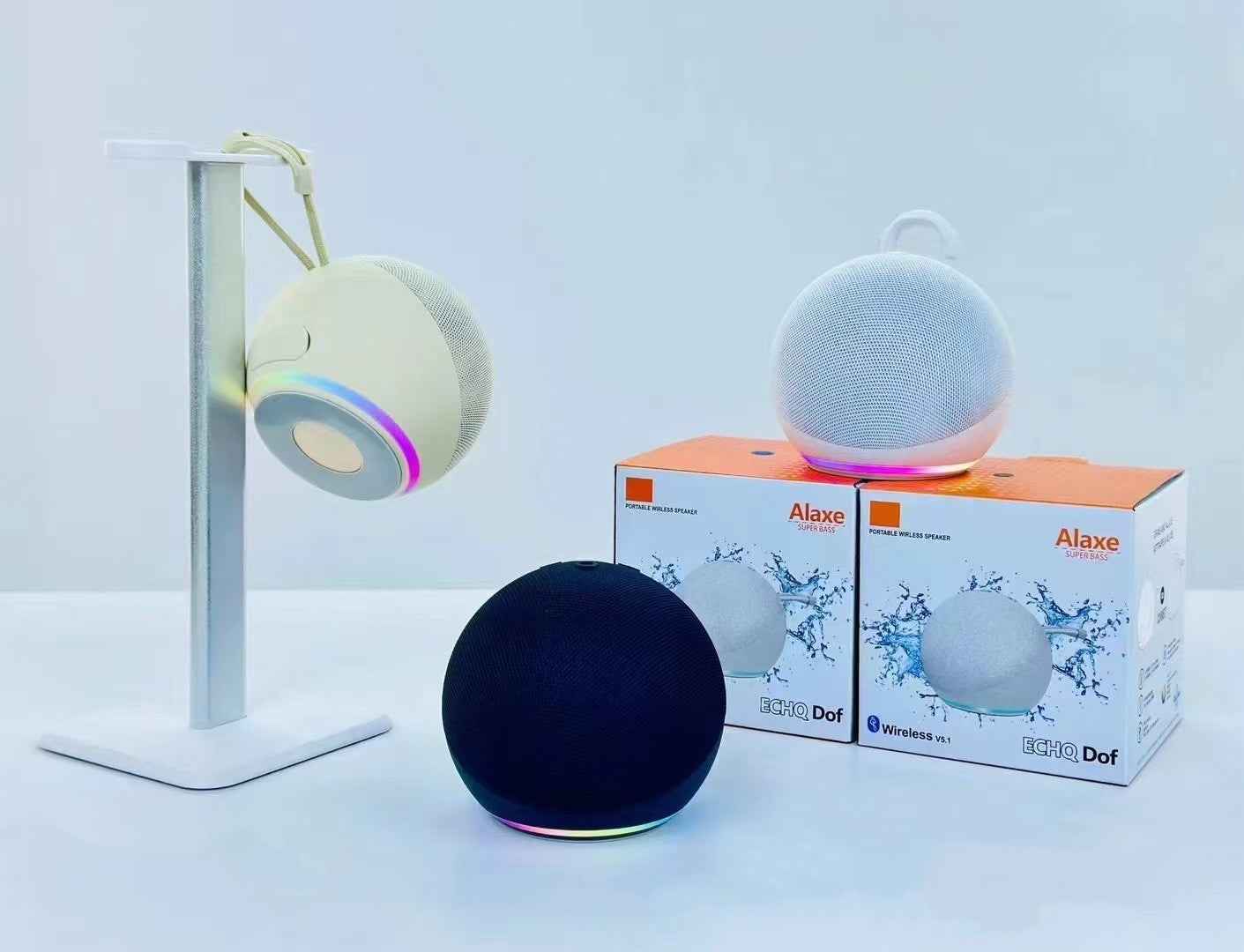 Wall-mounted Fabric Card-slot Mini Speaker With Desktop Subwoofer
