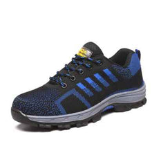 Anti-static, Anti-smashing And Anti-stab Fly Woven Mesh Breathable Safety Shoes