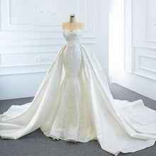 The Wedding Dress Wears Two Fishtail Tail Tube Tops, The Temperament Is Thin And Dreamy by Mirlaine Univers