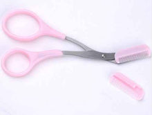 Beauty tools eyebrow scissors with eyebrow comb