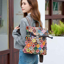 Colorful Plaid Floral Patchwork Bag