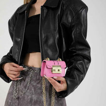 Womens Casual Stylish Crossbody Shoulder Bag With Chain
