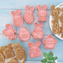 Easter Cookie Mold Cartoon Bunny Easter Egg Cookie Press