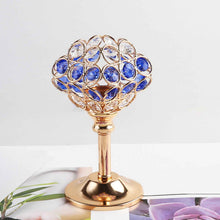 Crystal Candle Holder Creative Decoration Restaurant Metal Glass