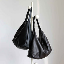 Versatile Leather Commuter Tote Shoulder Bag