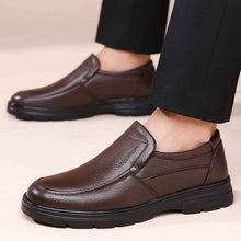 Men's Genuine Leather Lace-up Business Casual Shoes