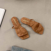 Summer Korean Style Square Toe Peep Toe Sandals For Women