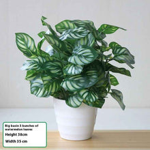Simulation Plant Plastic Fake Flower And Grass Scindapsus Aureus Leaves Potted Plant