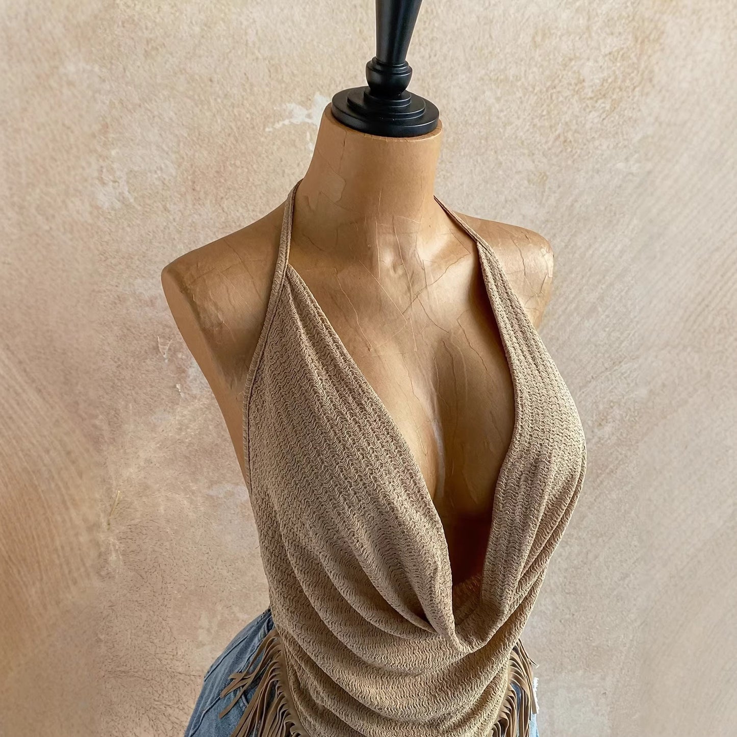 Neck Hanging Sleeveless Maxi Backless Tie Up Top by Mirlaine Univers Neck Hanging Sleeveless Maxi Backless Tie Up Top Mirlaine Univers neck-hanging-sleeveless-maxi-backless-tie-up-top 0 Neck Hanging Sleeveless Maxi Backless Tie Up Top Mirlaine Univers Neck Hanging Sleeveless Maxi Backless Tie Up Top