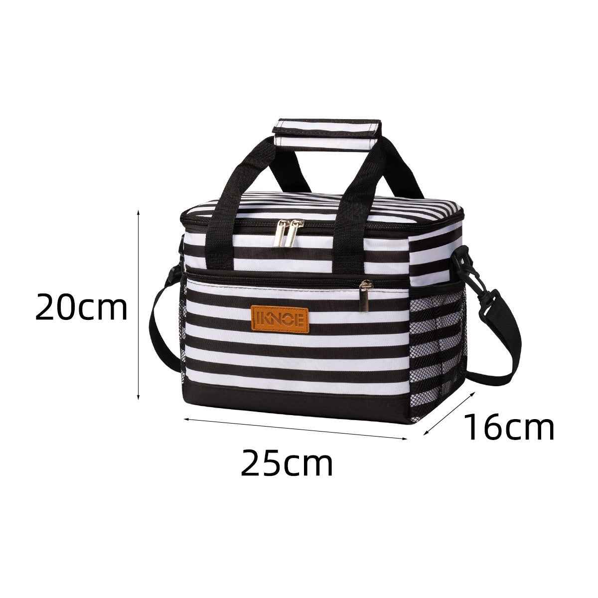 Portable Outdoor Insulated Tote Bag Foldable Made From Thickened Oxford Fabric With Leak Proof Insulation
