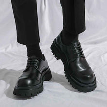 Business Formal Britishstyle Glossy Heightincreasing Leather Shoes