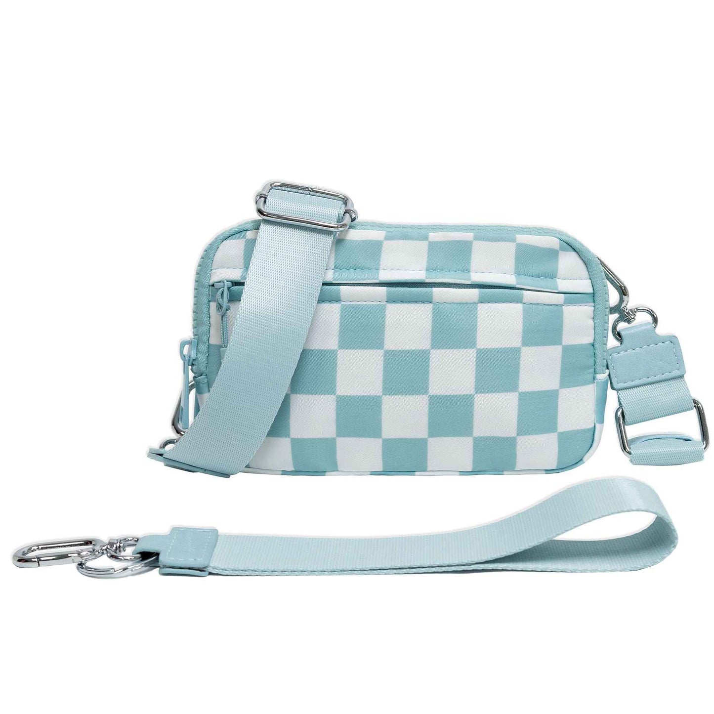 Double-layer Polyester Waterproof Outdoor Sports Running Crossbody Waist Bag