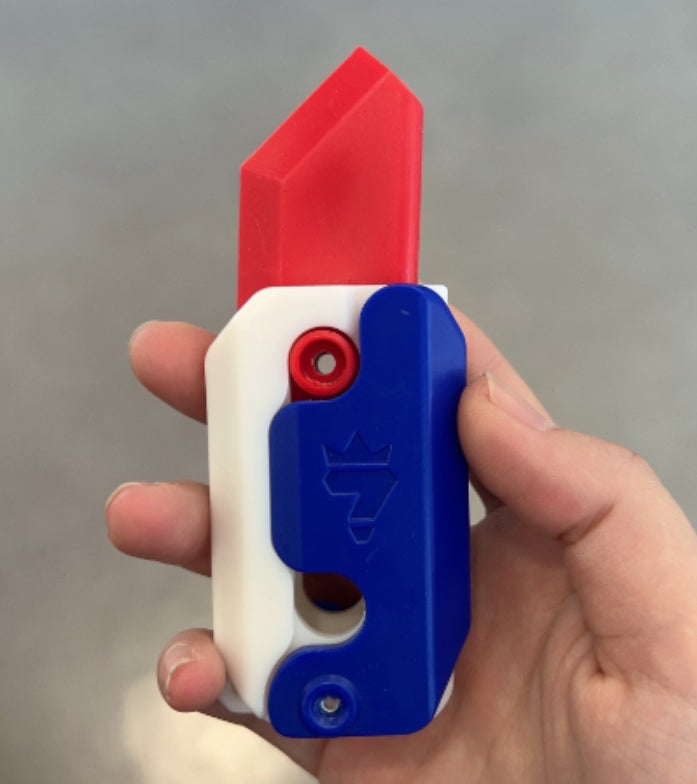 3D Printing Gravity Cub Jumping Small Radish Knife Mini Model Student Prize Pendant Decompression Toy For Children Gift by Mirlaine Univers