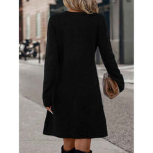 European And American-style Patchwork Knit Regular-fit Dress