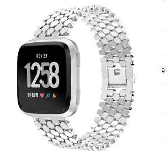 Compatible With, Watch3 Smart Watch Fish Scale Metal Stainless Steel Strap