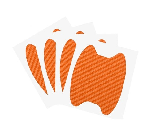 4pcs Set Of Door Stickers Carbon Fiber Scratch-resistant Car Handle Stickers by Mirlaine Univers
