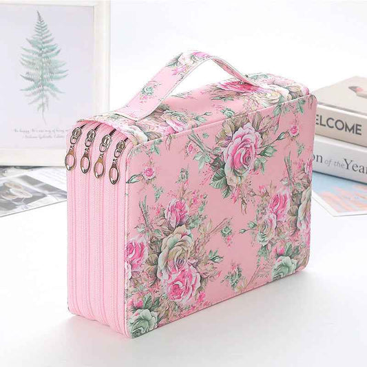 200-Compartment High-Capacity Art Student Tote Bag