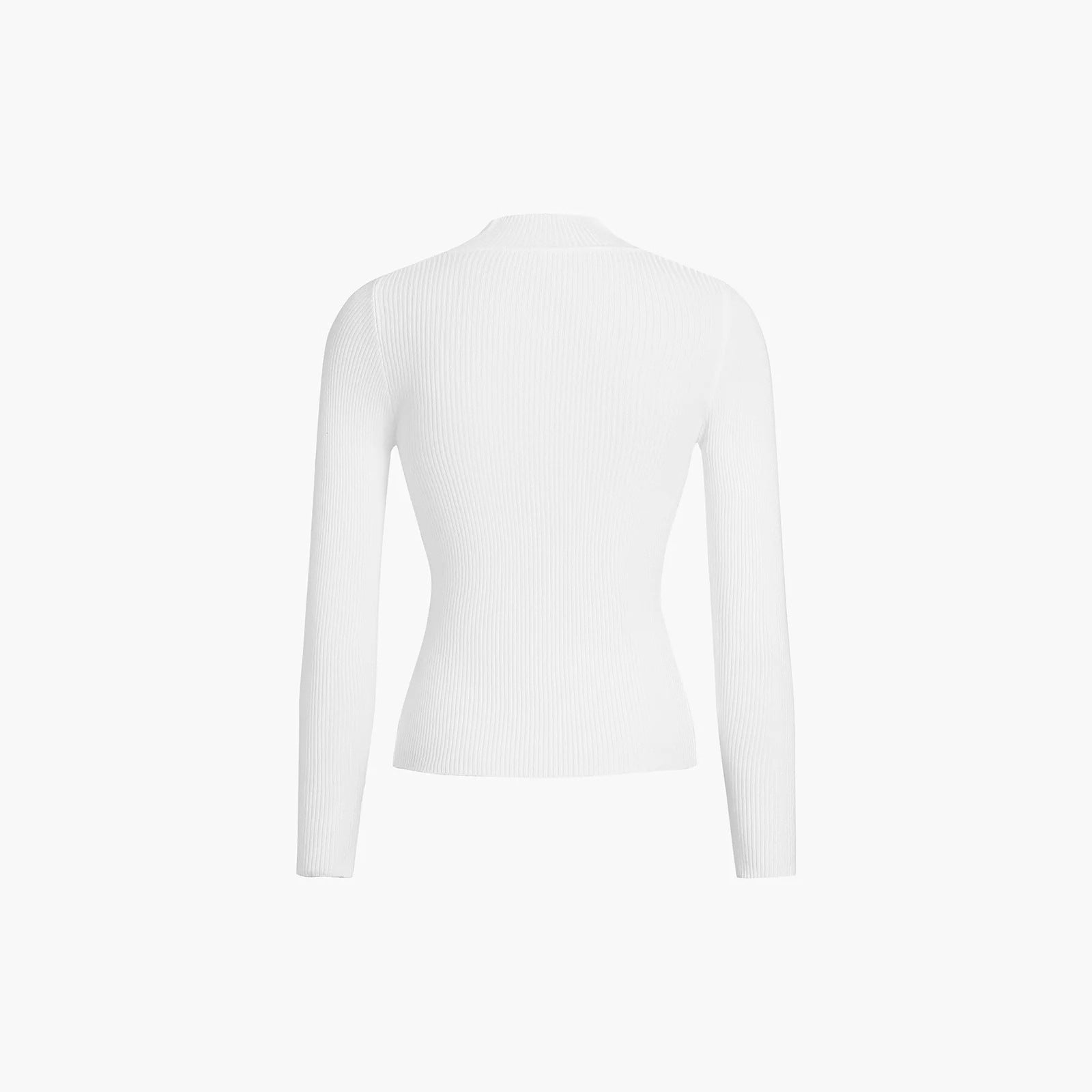 Womens Fashionable Tight-Fit Crew-Neck Knitted Top by Mirlaine Univers