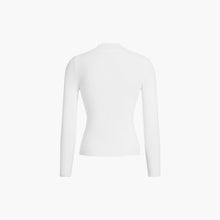 Womens Fashionable Tight-Fit Crew-Neck Knitted Top by Mirlaine Univers