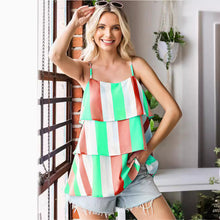 Womens Striped Printed Pleated Layered Camisole by Mirlaine Univers Womens Striped Printed Pleated Layered Camisole Mirlaine Univers womens-striped-printed-pleated-layered-camisole 0 Womens Striped Printed Pleated Layered Camisole Mirlaine Univers Womens Striped Printed Pleated Layered Camisole