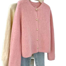 Sweet Loose-Fitting Slimming Round-Neck Knitted Top For Women