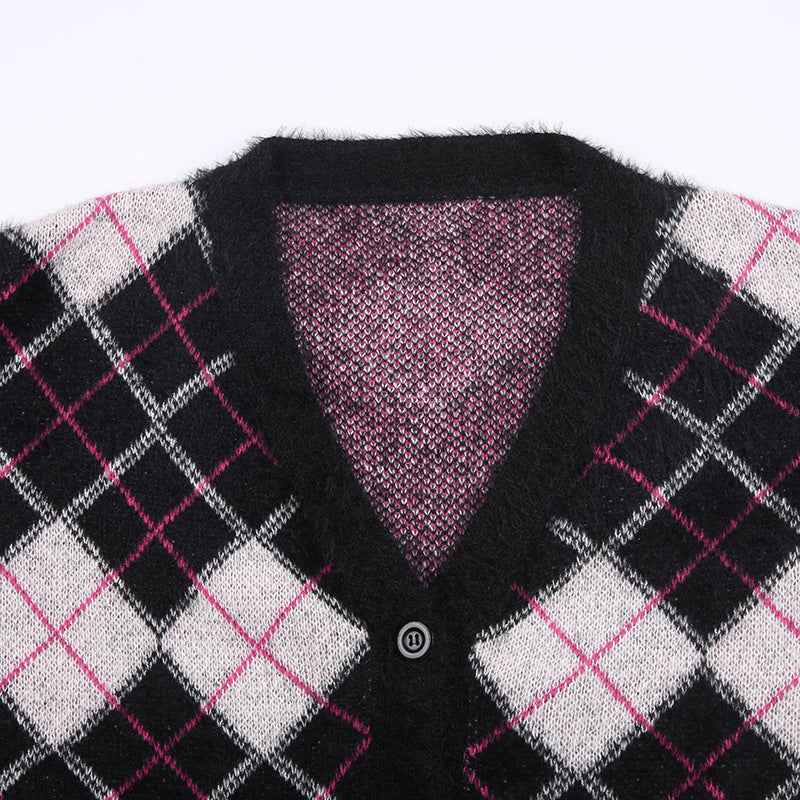 Hot Girls Wear Long Lazy V-neck Sweaters