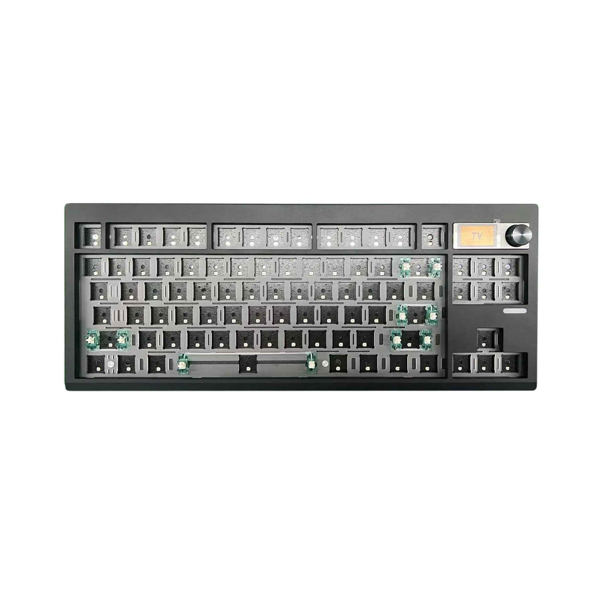 DIY Mechanical Keyboard Kit With Knob Supports Hot Swap RGB Backlight