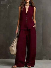 Seasonal Laid-back Linen Suit