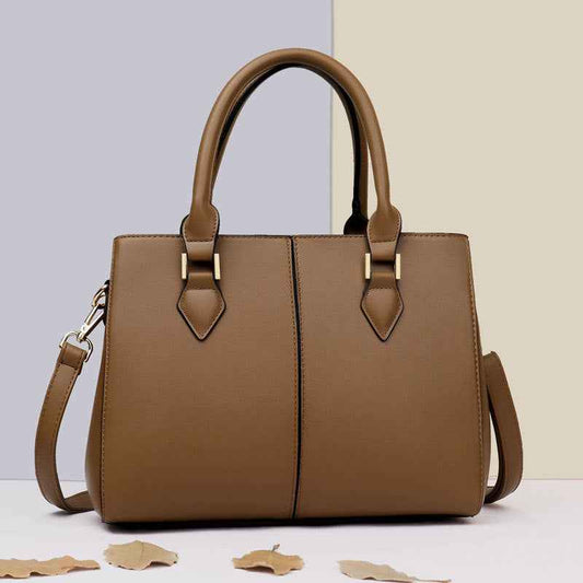 Womens Commuter Soft Leather Large-Capacity Crossbody Shoulder Bag