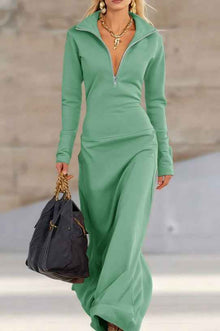 Collared Fashion Slim Fit Elegant Dress For Women