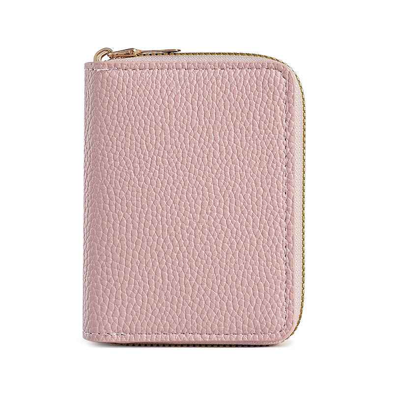 Clutch Wallet With Dual Zippers And Multiple Card Slots