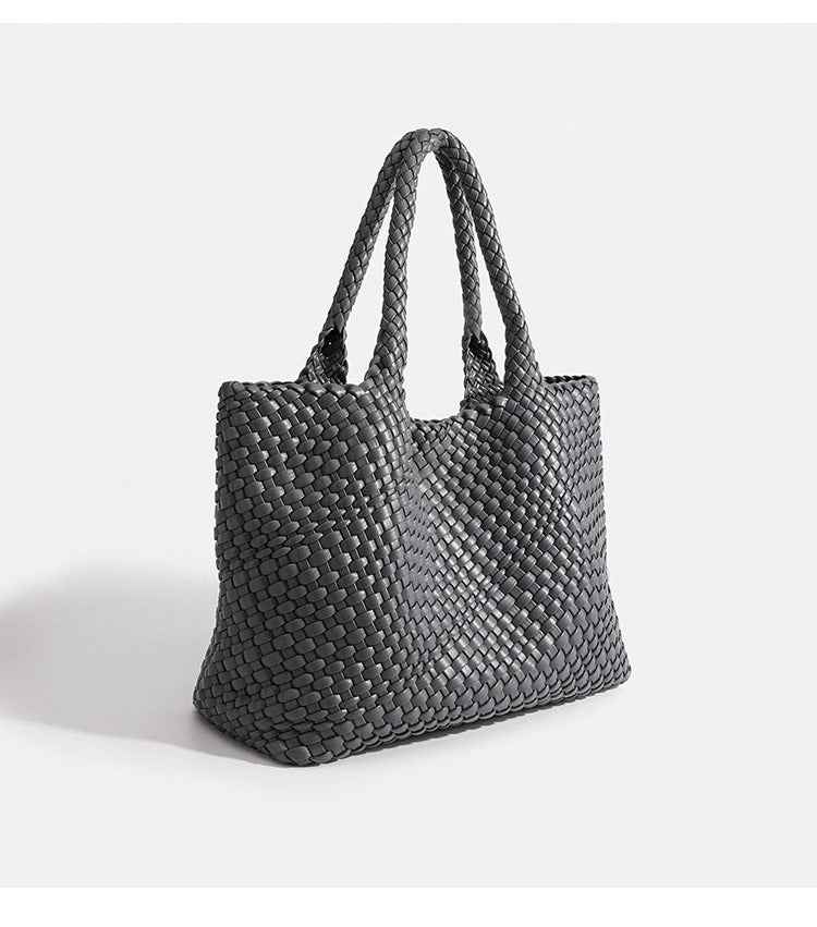 High-end Handwoven High-capacity Stylish Underarm Shoulder Bag