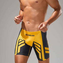 Seaside Swimming Trunks Hot Spring Men's Big Boxer Swimming Trunks