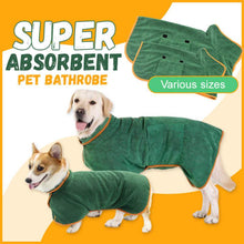 Absorbent Pet Bathrobe With Waist-wrapped Microfiber by Mirlaine Univers