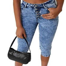 High-elastic Form-fitting Light-colored Jeans