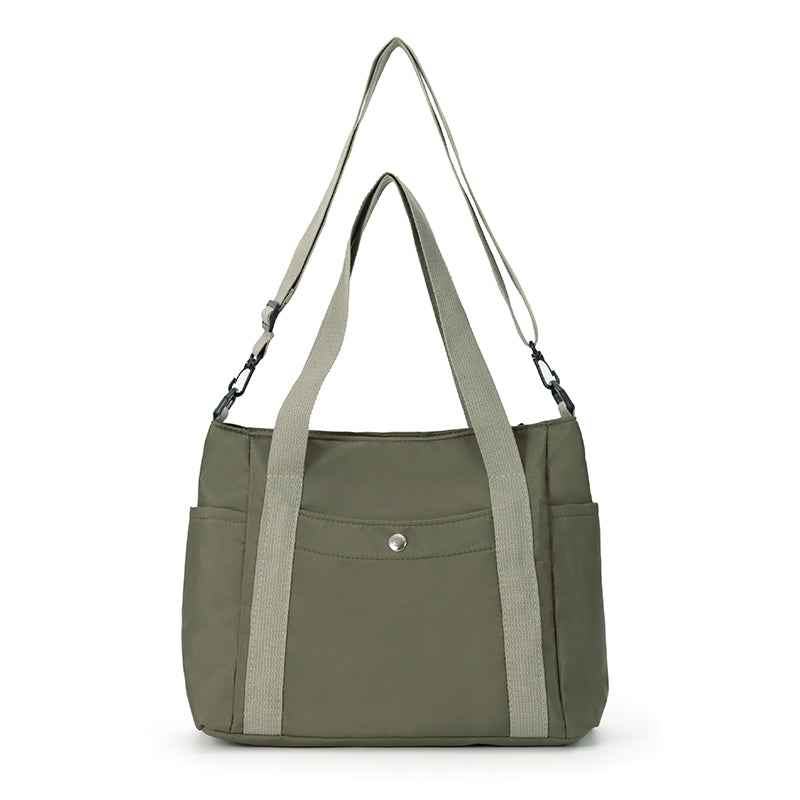 Stylish High-capacity Tote Shopping Bag That Can Be Carried By Hand Or Worn As A Crossbody Bag