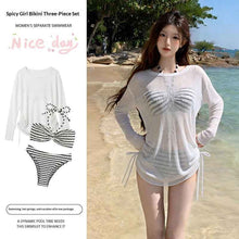 Women's Bikini Loose Cover-Up Two-Piece Swimsuit Set