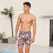 Men's Five-point Quick-drying Men's Professional Hot Spring Beach Pants Swimming Equipment