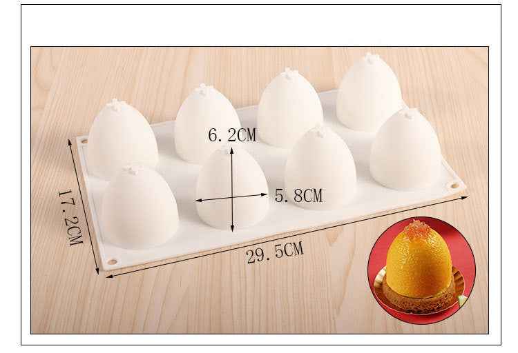 DIY Mousse Cake Mold Easter Eggs