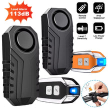 Elecpow Bike Alarm Remote Control Waterproof Electric Bicycle Motorcycle Anti-Theft Alarm Vibration Sensor by Mirlaine Univers
