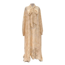 Vietnamese-style Embroidered Heavy-duty Long-sleeve Loose Ruffle Dress by Mirlaine Univers