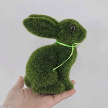 Easter Egg Gift Simulation Flocking Rabbit Garden Decoration Ornaments