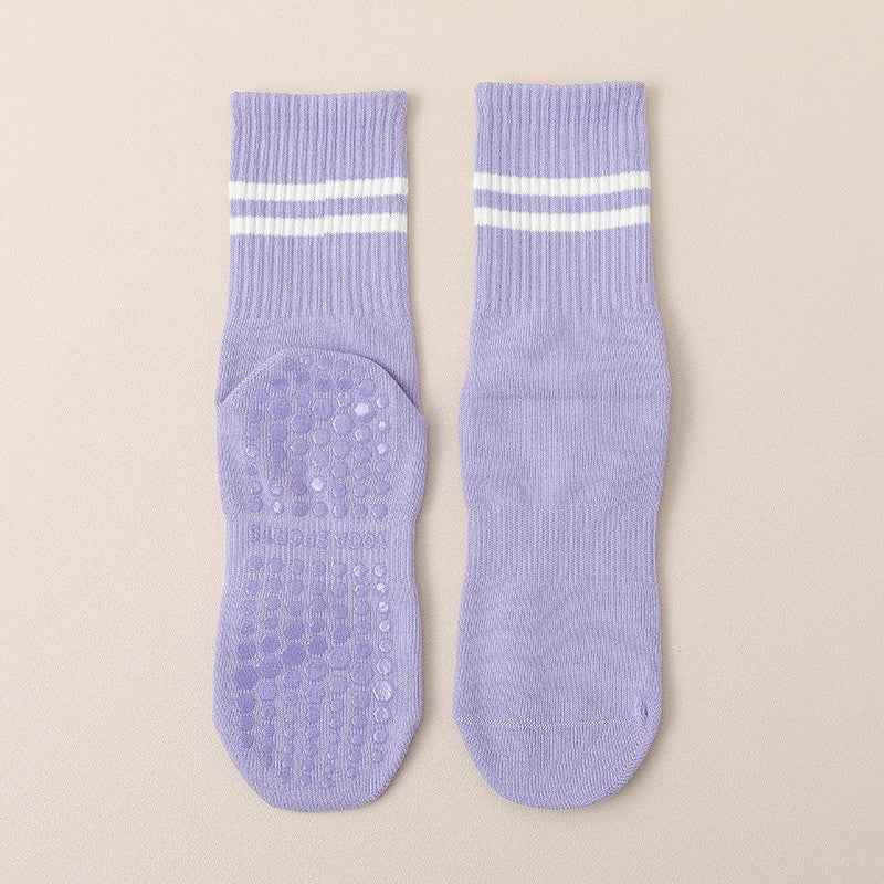 Tube Socks Professional Sports Anti-slip Silicone Indoor Fitness Pilates Boneless Room Socks