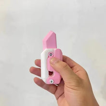 3D Printing Gravity Cub Jumping Small Radish Knife Mini Model Student Prize Pendant Decompression Toy For Children Gift by Mirlaine Univers